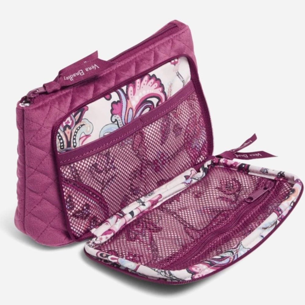 NWT Vera Bradley Velvet Quilted Compact Organizer - Picture 4 of 8
